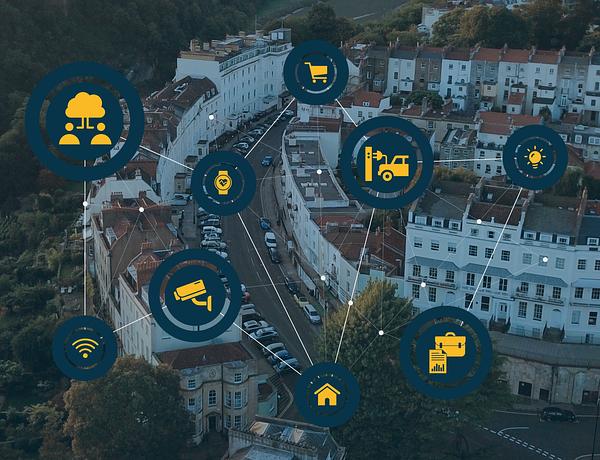 Smart Towns Graphic