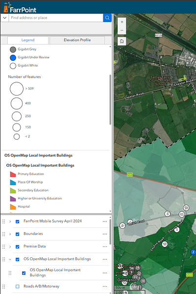  Multi-level Broadband and Mobile Coverage Map for Connecting Cheshire Partnership