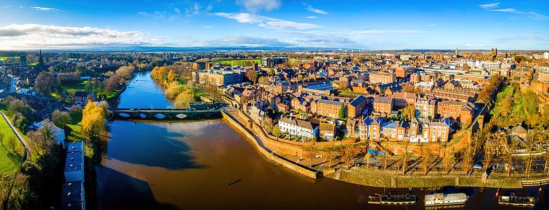 Chester's historic city walls
