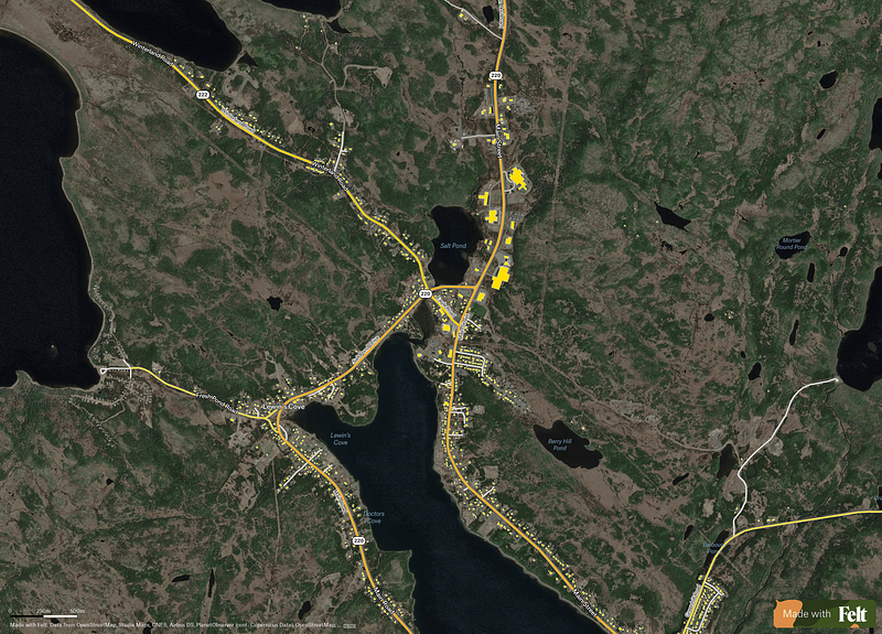 Global building outline data from Daylight