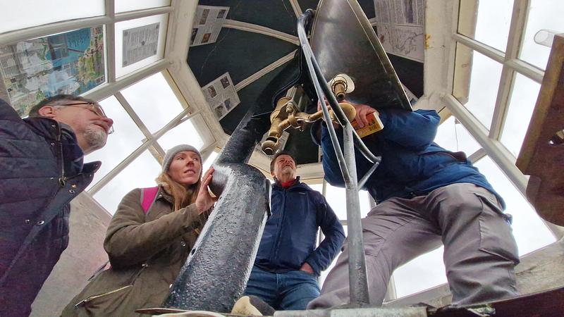 FarrPoint team in lighthouse