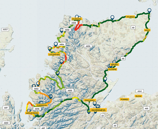 nc500 mobile coverage map