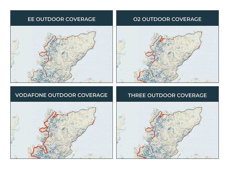 4G Signal Maps per Operator