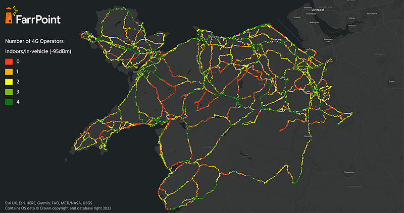 mobile signal map north wales